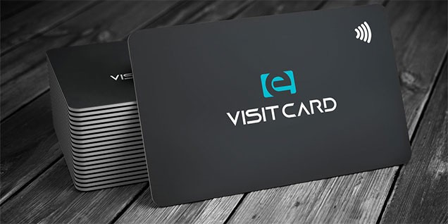 Digital electronic visitcards